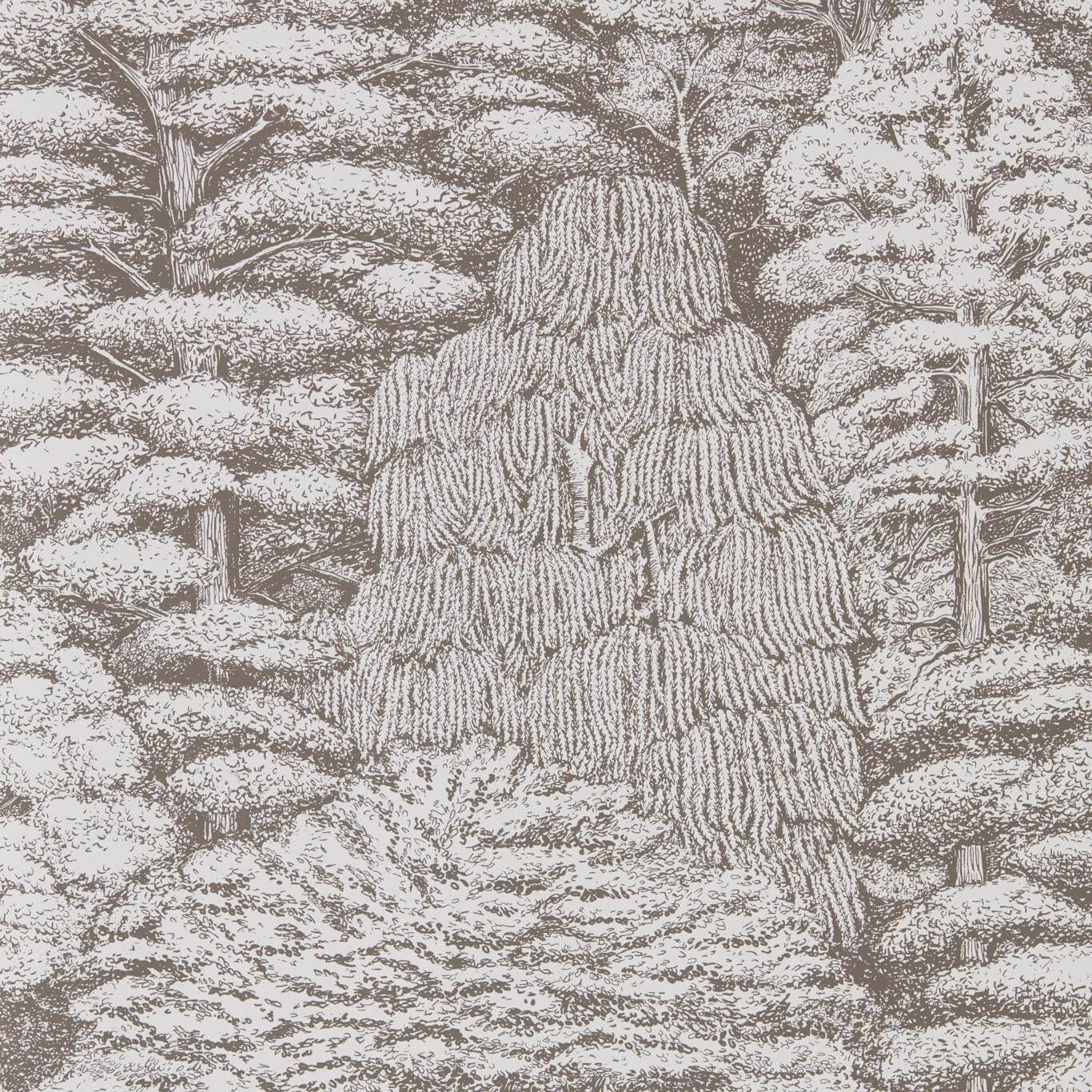 Woodland Toile Ivory/Charcoal